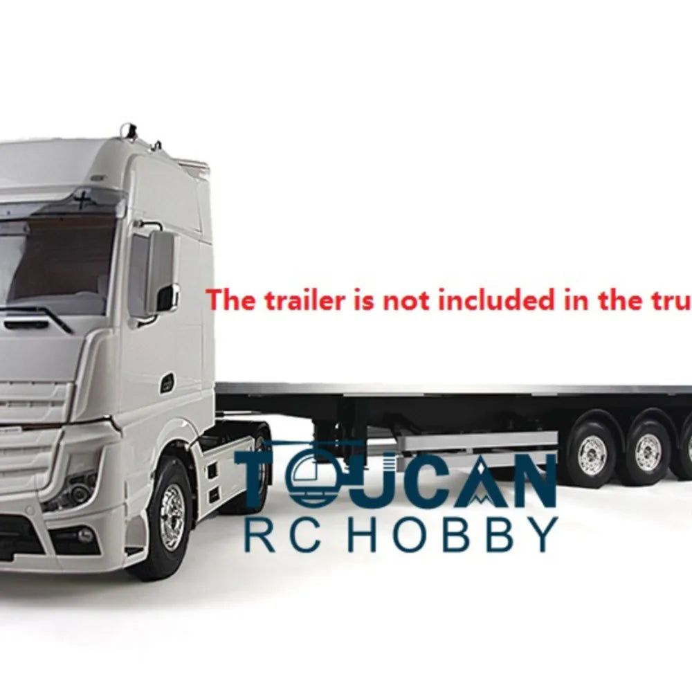 US Sale TOUCAN 1/14 RC 2Axles DIY Tractor Truck Trailer Car KIT Model Motor Car