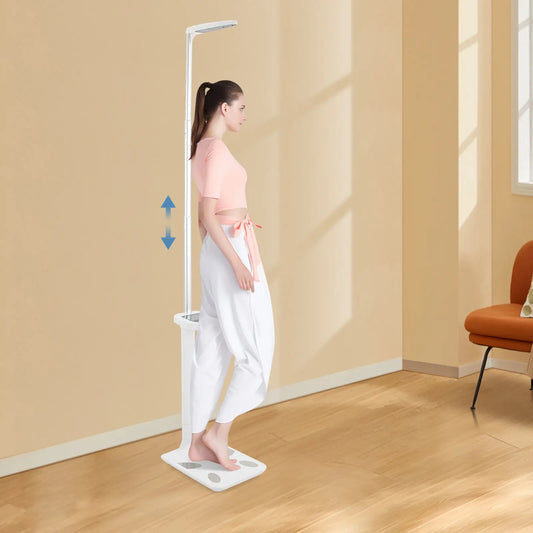 Multifunction Physician Medical Body Weight Scale Electronic Height, and Weight Scale Ultrasonic Height Body Fat Analyzer
